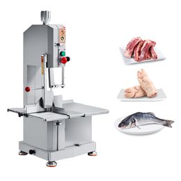 1500W Electric Bone Sawing Machine Commercial Tabletop Bone Cutting Machine Lamb Bone Cutter Cut Trotter/Ribs/Frozen Meat