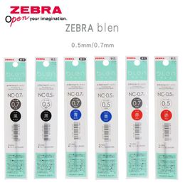 refillable pens UK - Ballpoint Pens 3pcs ZEBRA Pen Refill For Blen BAS88 Quick Dry 0.5   0.7 Student Business Office Supplies