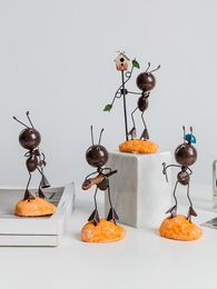 desk doll Australia - Decorative Objects & Figurines Home Decor Fairy Room Ornaments House Desk Accessories Miniature Dolls To Decorate Garden Ant Statuette Offic