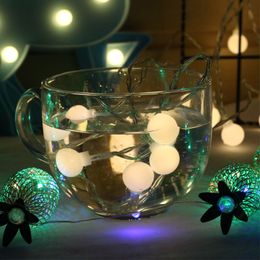 wholesale led fairy lights UK - 100 Led String Lights Multi Color Change Christmas Light Remote Fairy Firefly Twinkle for Thanksgiving Decorations Bedroom Wedding crestech168