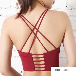 Sports Bra Hollow Out Sport Underwear Stereo Vest Type Yoga Quick Drying Women Gym Brassiere