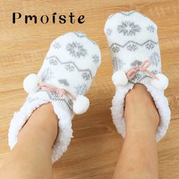 Home Slippers Women Plush Warm Flat Slippers Lightweight Soft Comfortable Winter Slippers Indoor Small ball Cheap Best