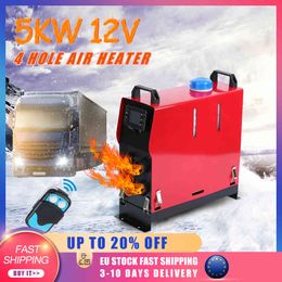 Single/4 Holes diesels 5KW 2KW 3KW 8KW Adjustable 12V Car Air Heater LCD Parking For Trucks Motor-Homes Boats Bus