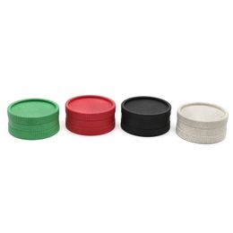 56MM Colorful Degradable Smoking Dry Herb Tobacco Grind Spice Miller Grinder Crusher Grinding Chopped Hand Muller Cigarette Tool DHL Free