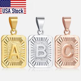 Designer Necklace Luxury Jewellery Trendsmax Initial letter Pendant a b c Charm Gold Capital Letter for Women girl Alphabet GPM05A