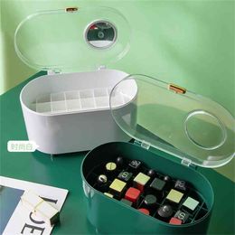 JOYBOS Lipstick Storage Drawer Box Cosmetic Organiser Waterproof Dust Proof Bathroom Desktop Beauty Makeup 210922