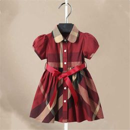 Girls Dress Short Sleeve 2020 Spring Kids Dresses for Girls Striped Bow Children Princess Dresses Toddler Girl Clothing 1-6Years Q0716