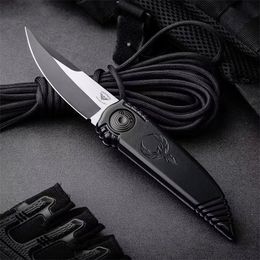 Top Quality Tactical Folding Knife 9Cr13Mov Wire Drawing Blade Aluminum Handle Outdoor EDC Pocket Knives With Retail Box