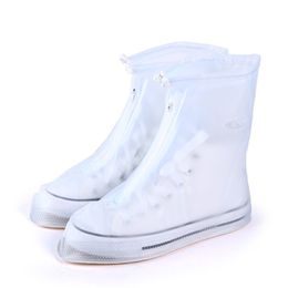 High Quality Raincoats Waterproof Boots Cover Heels Men Women's Reusable Shoes raincoat Thicker Non-slip shoe cover