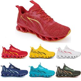 Non-brand Running Fashion Shoes Men Trainers White Black Yellow Gold Navy Blue Bred Green Mens Sports Sneakers #235744 s494 s