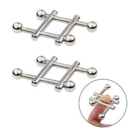 NXY Pump Toys Stainless Steel Adjustable Sex Toy Games Nipple Clamps Bdsm Sextouse Woman Adult Sexy Couple Bondage Products 1126