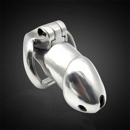 Cock Cage Sex shop high quality Stainless Steel Male Chastity Device penis Lock Sleeve adult erotic Sex Toy For Men Bondage BDSM P0826
