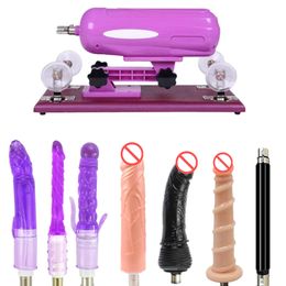 AKKAJJ Small Adult Sex Furniture for Women with Suction Cups Thrusting Machine with Multiple Massage Device Toys