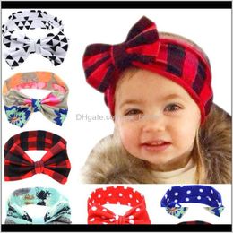 Baby Bohemia Turban Bunny Rabbit Ear Floral Knotted Head Bands Children Kids Hairbands Elastic Gczsq Mwqng