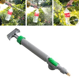 manual spray pump NZ - Watering Equipments Garden Tool High Pressure Air Pump Drink Bottle Spray Head Nozzle Manual Sprayer Accessories