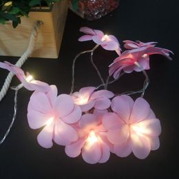 Strings Holiday Floral LED String Lights 10leds 1.5Meter By Battery, Kids Room Flower/Christmas Decor. Event Party/ Year Supplies