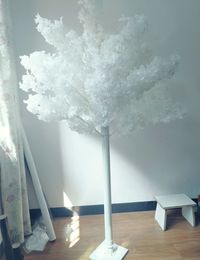 White Theme Wedding Layout Decoration Snow Cherry Blossom Tree Stage Aisle Runner Shooting Props Party Supplies
