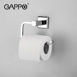 GAPPO Paper Holders brass paper towel holder bathroom accessories toilet roll G3803-3 210720