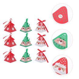 themed party favors UK - Gift Wrap 30 Sets Christmas Candy Box Xmas Themed Paper Creative Boxes Party Favors