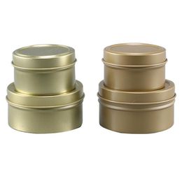 2021 10G 10ML Aluminium Box Gold Colour Silver Color, Tin Metal Container, Empty Jar, Cosmetic Cream Packaging Box, 50pcs/Lothigh quatity