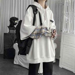 Spring Autumn Women Sweatshirts Fashion Casual Hoodies Korean Style Loose Oversized Hip Hop Harajuku Streetwear 210803