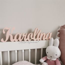 Custom Wooden Name Signs Children's Wall Decor Letters s s Letter 211105