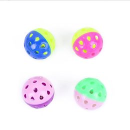 2021 new 50PCS/LOT Wholesale Pet Product Pet Toys Cat Toys Playing Ball Will Bell Funny Hot