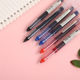 Straight Liquid Walk Bead Large Capacity 0.5mm Full Needle Head Water-based Signature Office Students Examination Neutral Pen