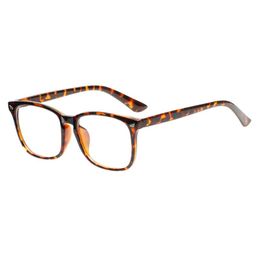 Fashion Sunglasses Frames Men And Women Classic Rectangular Spectacles TR90 Light Weight Full Rim Transparent Glasses Frame For Prescription