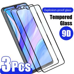 Cell Phone Screen Protectors 3Pcs Protective Glass For Huawei P30 P40 Lite E Glass Nova 5TY5 2018 Y6 Y7 Y8 Y9 Y6p Y7P