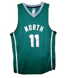 Custom Retro Trae Young #11 North High School Basketball Jersey Ed Green Size S-4xl Any Name and Number Top Quality Jerseys