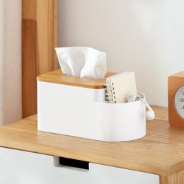 Tissue Boxes & Napkins Creative Desktop Sundries Storage Box Home Living Room Napkin Wet Wipes Roll Paper Holder