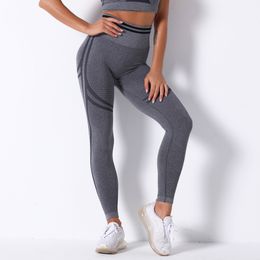 2021 Sexy Pants High Waist Women Yoga Leggings Seamless Fitness Sports Gym Tights Training Panties Workout