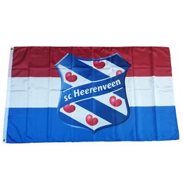 Flag of Netherlands Football Club SC Heerenveen 3*5ft (90cm*150cm) Polyester flags Banner decoration flying home & garden Festive gifts