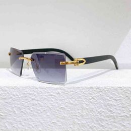 2022 Factory Wholesale New Wood Sunglasses Men Stylish Diamond Cut Polygon Sun Shades For Women Luxury Designer Eyewear Gafas De Sol Mujer