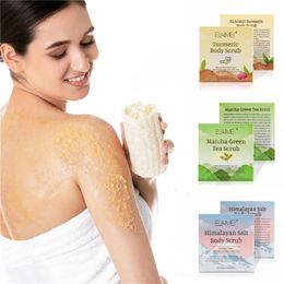 ELAIMEI Turmeric Himalayan Body Scrubs Exfoliators Cream Facial Matcha Green Tea for Moisturising Treatment Acne