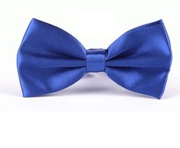 2021 new Pretied Mens Dickie Bow Tie Ties Bowtie Pre Tied Adjustable Wedding Prom Solid Colors