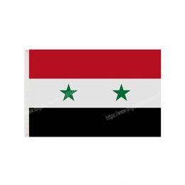 Syria Flags National Polyester Banner Flying 90 x 150cm 3 * 5ft Flag All Over The World Worldwide Outdoor can be Customized