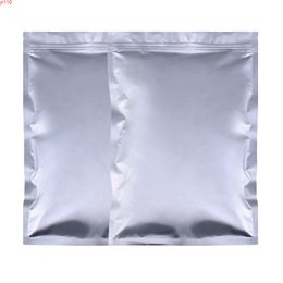 Many Sizes 100pcs Tear Notch Heavy-Duty Flat Aluminium Foil Self Sealing Packing Bag Food Snack Zip Lock Storage Package Bagsgoods