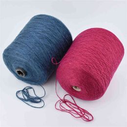 1PC Mohair Wool Yarn Winter Scarf Shawl Sweater Alpaca Hand-knitted Crochet Thick Bag Cashmere sweater Purses Bulky Thread 500G Y211129