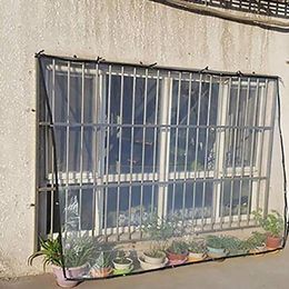 Shade Plastic PE Film Transparent Rainproof Cloth Tarpaulin Garden Balcony Greenhouse Succulent Plant Keep Warm Waterproof