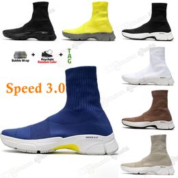 speed trainer Sock 3.0 casual Shoes Walking Hott Selling Original Paris Lady Black White Red Lace Socks Sports Sneakers platform Boots Sneaker