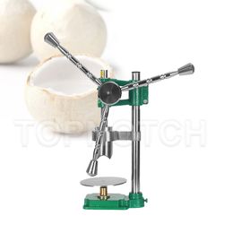 Commercial Kitchen Hand Press Green Coconut Opening Holing Machine Small Manual Fresh Coconuts Hole Punching Maker