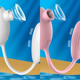 NXY Eggs Clitoral Sucking Vibrator with Vibrating Egg Vaginal Stimulator Breast Nipple Massager Oral Sex Toys for Women Masturbat 1124