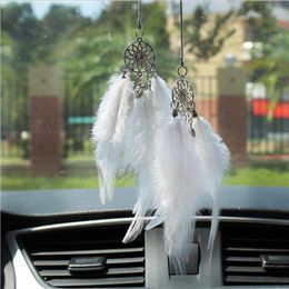 Interior Decorations Car Ornament Dream Catcher Beautiful Goddess Rearview Mirror Pendant Decoration Accessories