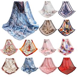 Multi-purpose Scarves Women Bandana Gift Headband Coverage Wrap Elegant Korean Style Vintage Kawaii Cute Scarves Wraps Foulard Y1020