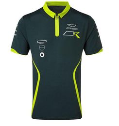 F1 Team 2021 Formula One Official Short Sleeve Polo Shirt Lapel Sports T-Shirt Customize Same Style