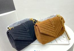 Women niki designer fur leather shoulder messenger Bags fashion gold chain shoulder bags classic ladies leather wallet tote handbag
