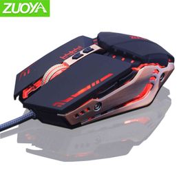 ZUOYA USB Wired Gaming Mouse 7 Buttons Optical LED Computer Game Mice PC Laptop Notebook Gamer