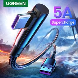 5A USB Type C Cable Fast Supercharge 40W USB C Quick Charge 3.0 Type-C USB Fast Charging Cord for Huawei Mate 30 Pro